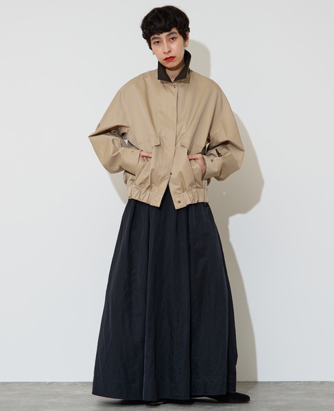 フェイクレザーコンビブルゾン 詳細画像 ベージュ 6