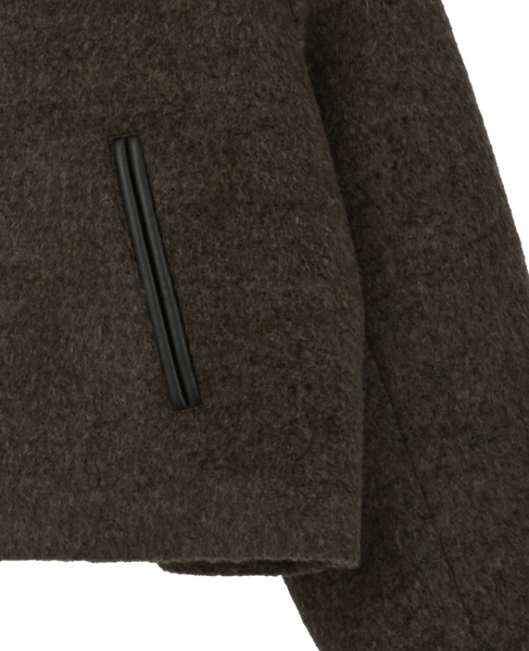 クロップドボアジャケット 詳細画像 ブラウン 12