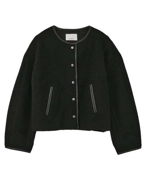 クロップドボアジャケット 詳細画像 ブラック 1