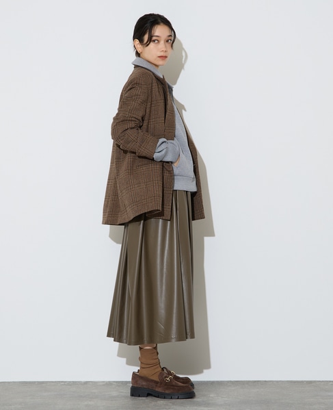 ピークドダブルジャケット 詳細画像 グレンチェック 5