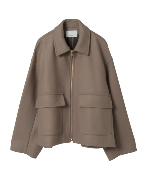 ショート丈ウールブルゾン 詳細画像 ベージュ 10