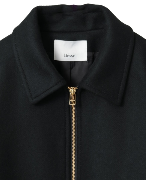 ショート丈ウールブルゾン 詳細画像 ブラック 10