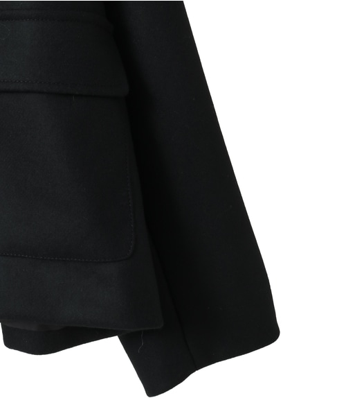 ショート丈ウールブルゾン 詳細画像 ブラック 11