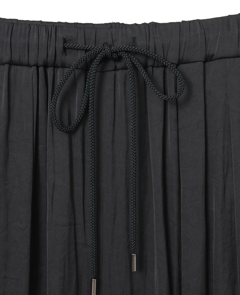 サテンドロストワイドパンツ 詳細画像 ブラック 17