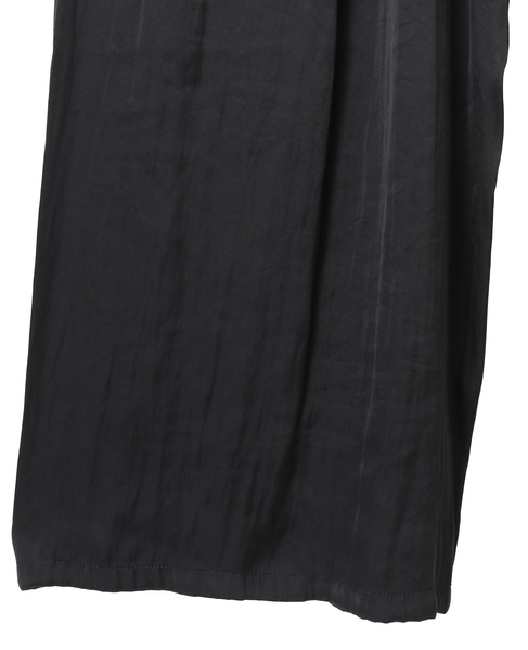 サテンドロストワイドパンツ 詳細画像 ブラック 19