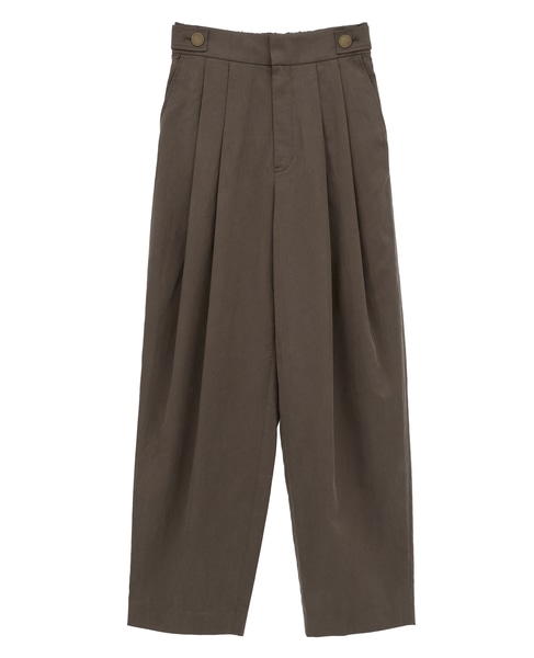 タックバレルパンツ 詳細画像 ブラウン 7