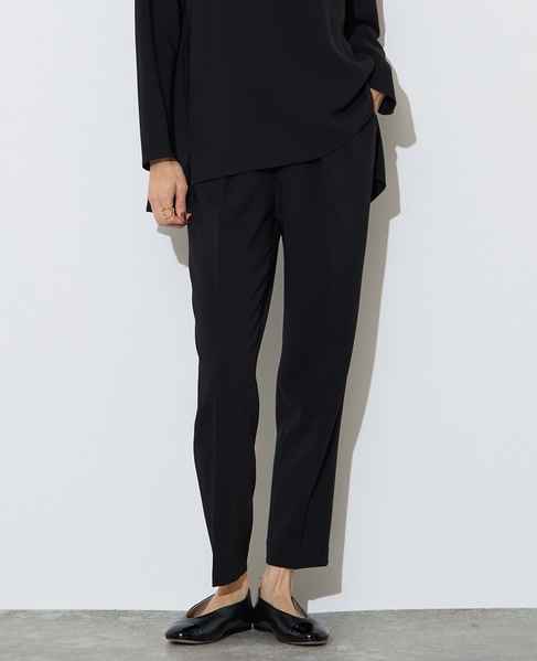 【定番】ダブルクロステーパードパンツ 詳細画像 ブラック 1
