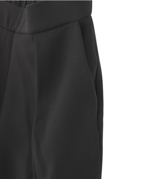 【定番】ダブルクロステーパードパンツ 詳細画像 ブラック 14