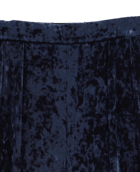 クラッシュベロアワイドパンツ 詳細画像 ネイビー 7