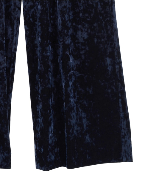 クラッシュベロアワイドパンツ 詳細画像 ネイビー 9