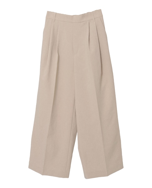 梳毛調イージーワイドパンツ 詳細画像 杢ベージュ 12