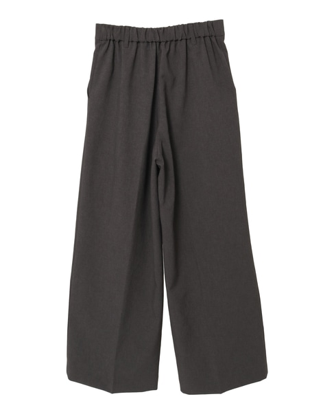 梳毛調イージーワイドパンツ 詳細画像 杢グレー 6
