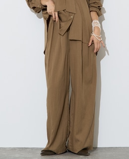 フィブリルツイルワイドパンツ