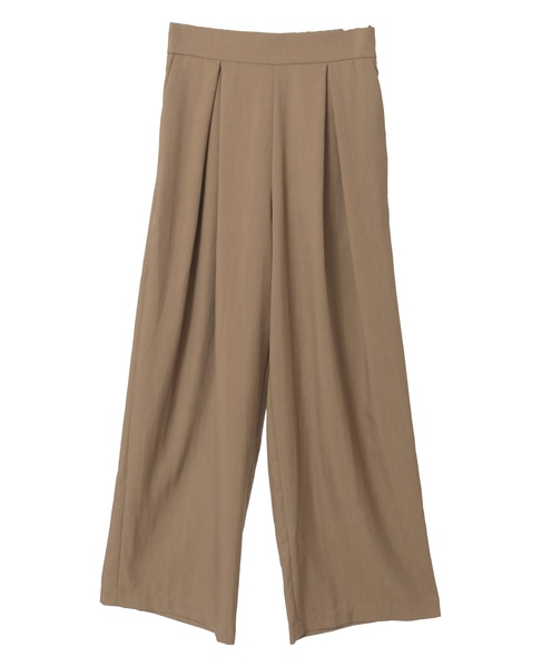 フィブリルツイルワイドパンツ 詳細画像 モカ 10