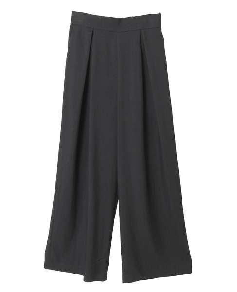 フィブリルツイルワイドパンツ 詳細画像 ブラック 9