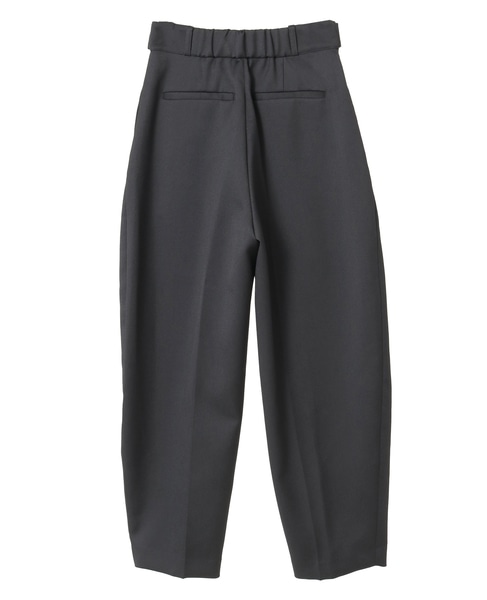 ハイウエストカーブゼンタープレスパンツ 詳細画像 ブラック 2