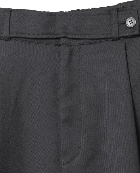 ハイウエストカーブゼンタープレスパンツ 詳細画像 ブラック 3