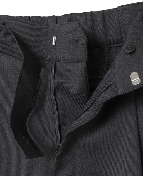 ハイウエストカーブゼンタープレスパンツ 詳細画像 ブラック 4