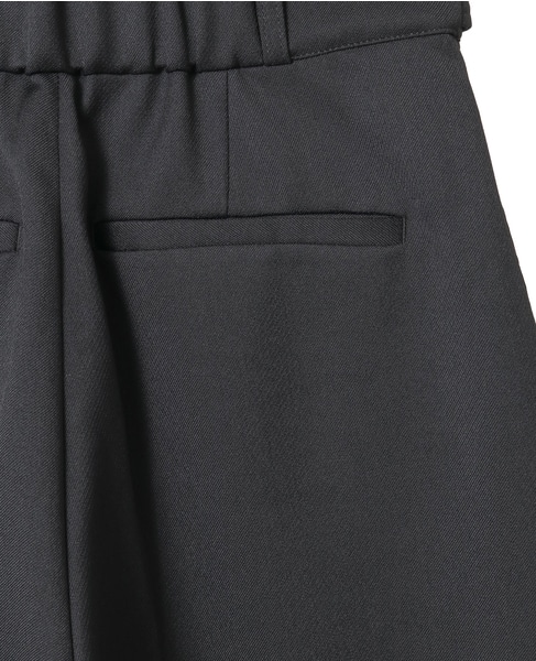 ハイウエストカーブゼンタープレスパンツ 詳細画像 ブラック 6