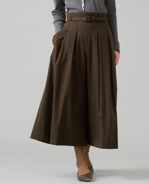 【大草直子さんコラボ】大人ガウチョパンツ 詳細画像 カーキ 1