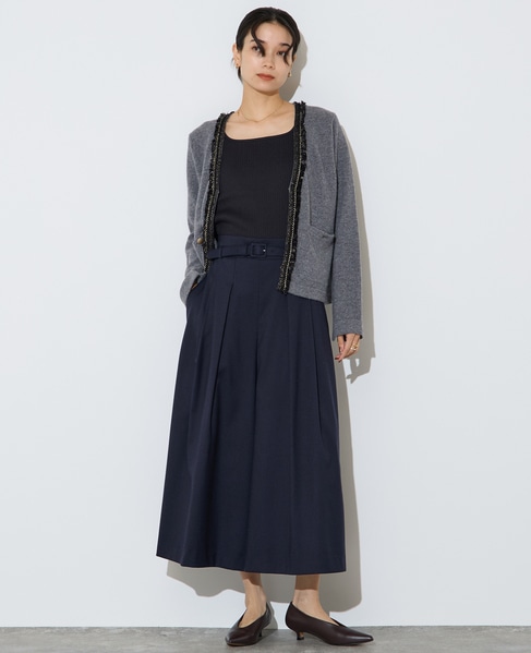 【大草直子さんコラボ】大人ガウチョパンツ 詳細画像 ネイビー 2