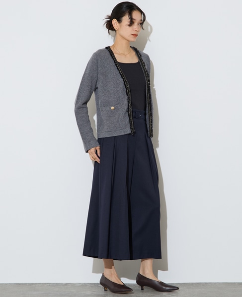 【大草直子さんコラボ】大人ガウチョパンツ 詳細画像 ネイビー 3