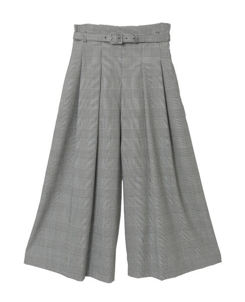 【大草直子さんコラボ】大人ガウチョパンツ 詳細画像 グレンチェック 14