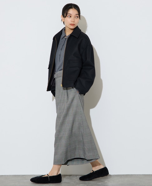 【大草直子さんコラボ】大人ガウチョパンツ 詳細画像 グレンチェック 8