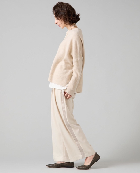 サイドラインパンツ 詳細画像 アイボリー 3