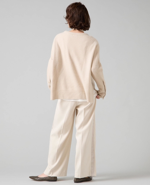 サイドラインパンツ 詳細画像 アイボリー 4