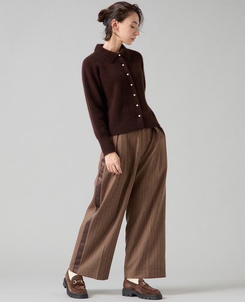 サイドラインパンツ 詳細画像 ブラウン 3