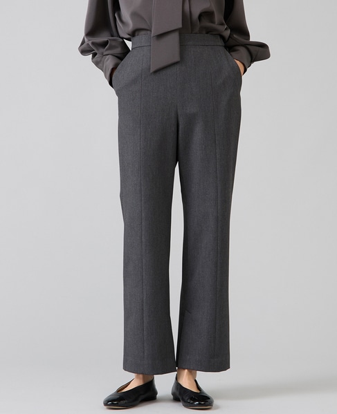 スリットヘムパンツ