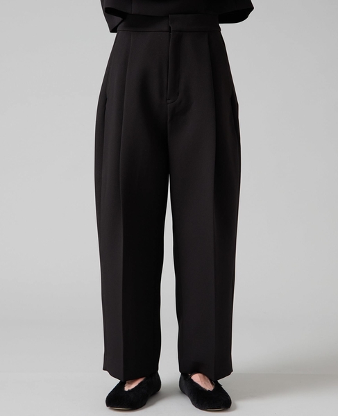 トリプルクロスタックテーパードパンツ 詳細画像 ブラック 13