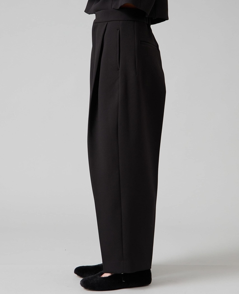 トリプルクロスタックテーパードパンツ 詳細画像 ブラック 14