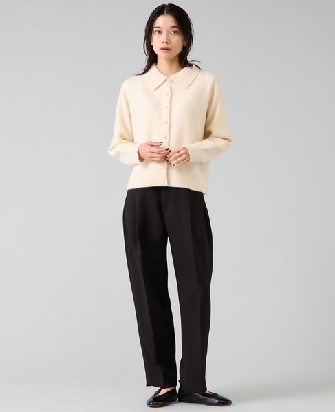 トリプルクロスタックテーパードパンツ 詳細画像 ブラック 18