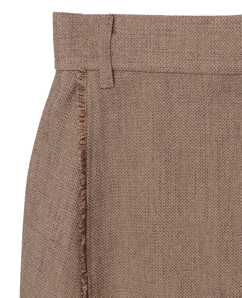 フリンジAラインスカート 詳細画像 ブラウン 10