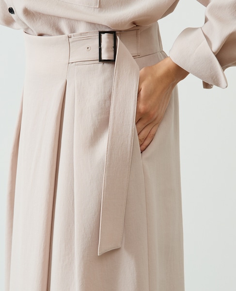 サイドベルトタイトスカート 詳細画像 ピンクベージュ 9