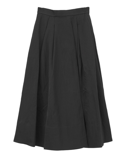 タックボリュームスカート 詳細画像 ブラック 4