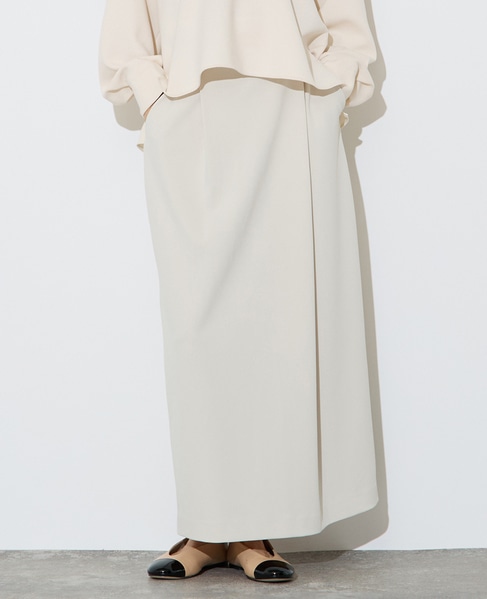 【定番】タックタイトスカート 詳細画像 アイボリー 1