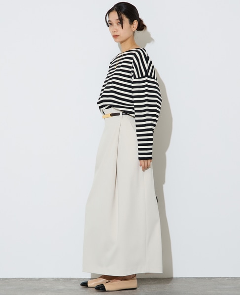 【定番】タックタイトスカート 詳細画像 アイボリー 10