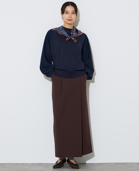 【定番】タックタイトスカート 詳細画像 ブラウン 2