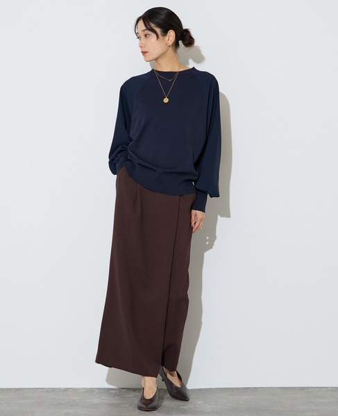 【定番】タックタイトスカート 詳細画像 ブラウン 5
