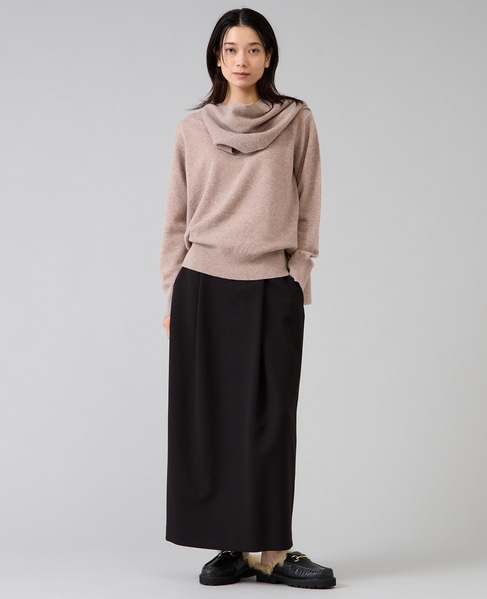 【定番】タックタイトスカート 詳細画像 ブラック 3