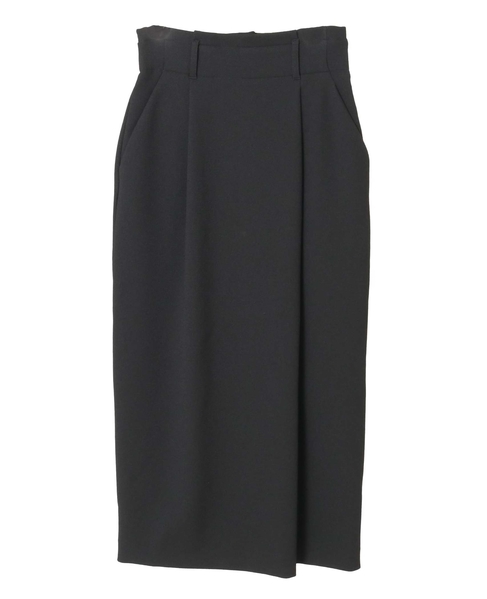 【定番】タックタイトスカート 詳細画像 ブラック 9
