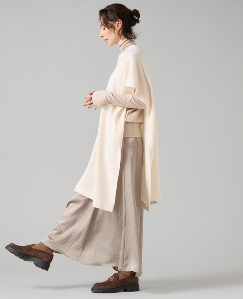 パネルロングスカート 詳細画像 グレー 4