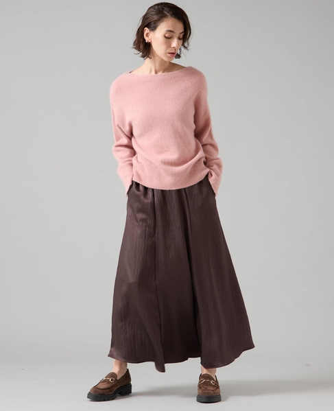 パネルロングスカート 詳細画像 ブラウン 3
