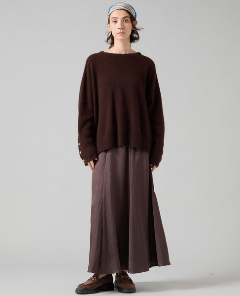 パネルロングスカート 詳細画像 ブラウン 7