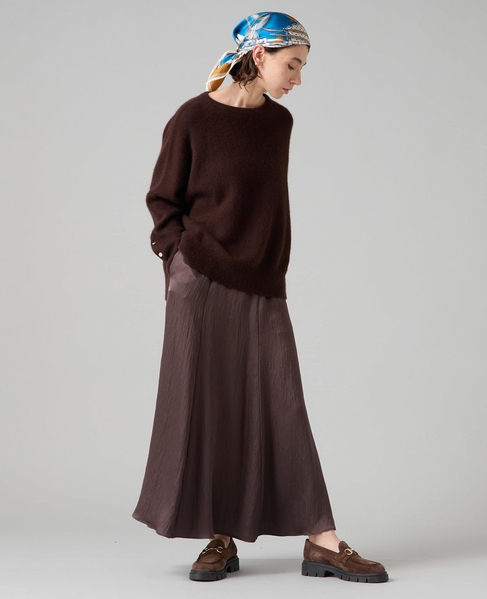 パネルロングスカート 詳細画像 ブラウン 8
