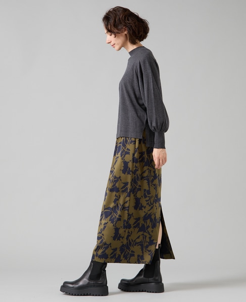 タックタイトスカート 詳細画像 カーキ 11