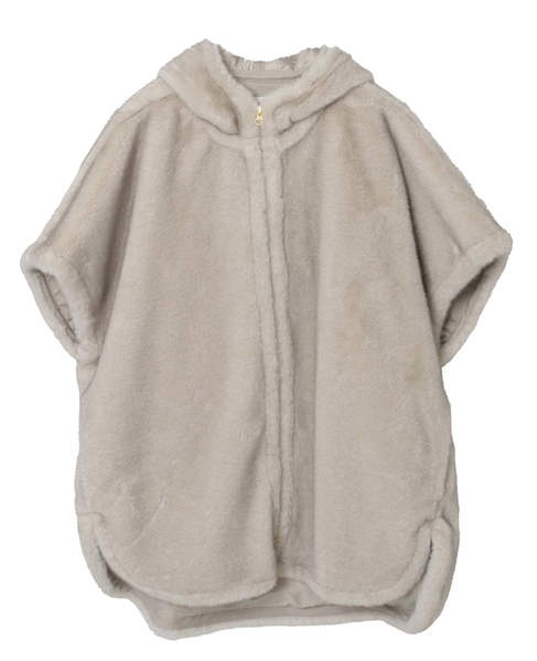 フェイクミンクファーオーバーベスト 詳細画像 ライトグレー 12